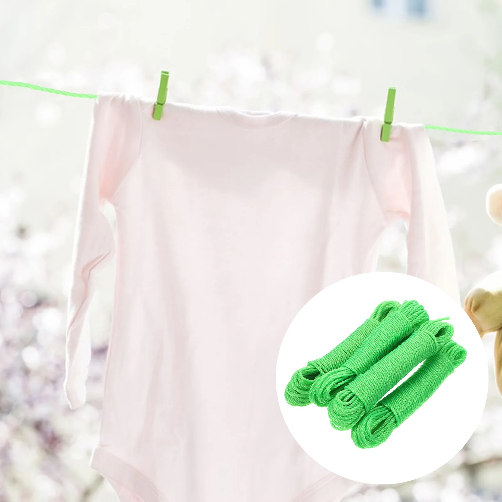 5Pcs Sturdy Nylon Clothesline Non-Slip Windproof Clothes Line Rope Outdoor Thick for Home Backyard Travel Nylon Clothesline
5Pcs Sturdy Nylon Clothesline Non-Slip Windproof Clothes Line Rope Outdoor Thick for Home Backyard Travel Nylon Clothesline