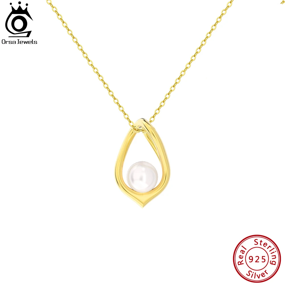 ORSA JEWELS 14K Gold Pearl Pendant Necklace for Women 925 Sterling Silver Vintage Natural Pearl Anniversary Gift Jewelry GPN40
ORSA JEWELS 14K Gold Pearl Pendant Necklace for Women 925 Sterling Silver Vintage Natural Pearl Anniversary Gift Jewelry GPN40
