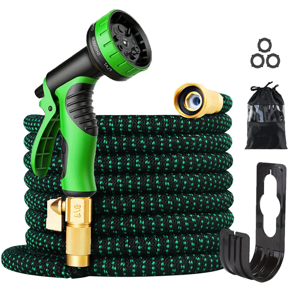 Flexible Magic Expandable Home Garden Water Hose High Pressure Car Wash Plastic Pipe With Foam Spray Gun For Watering Irrigation
Flexible Magic Expandable Home Garden Water Hose High Pressure Car Wash Plastic Pipe With Foam Spray Gun For Watering Irrigation