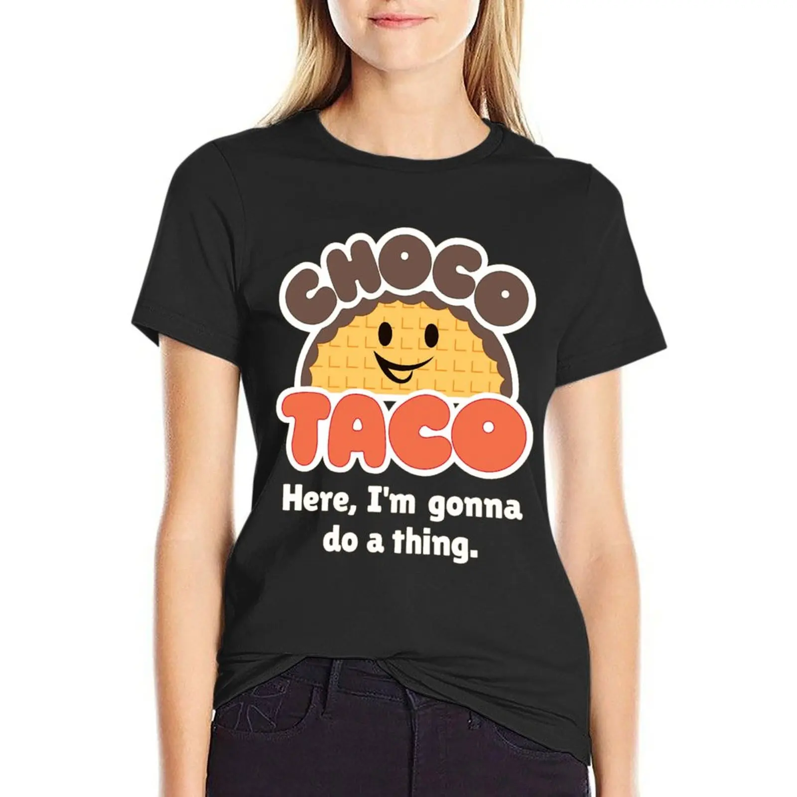 chocoTaco T-shirt plus size tops korean fashion funny t-shirts for Women loose fit
chocoTaco T-shirt plus size tops korean fashion funny t-shirts for Women loose fit