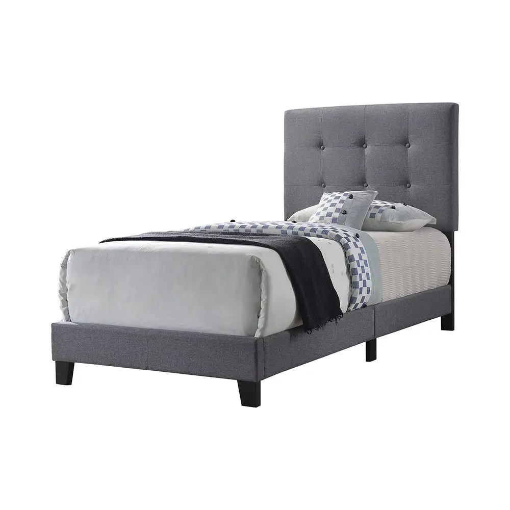 Home Furnishings Mapes Tufted Upholstered Bed Grey, Twin
Home Furnishings Mapes Tufted Upholstered Bed Grey, Twin