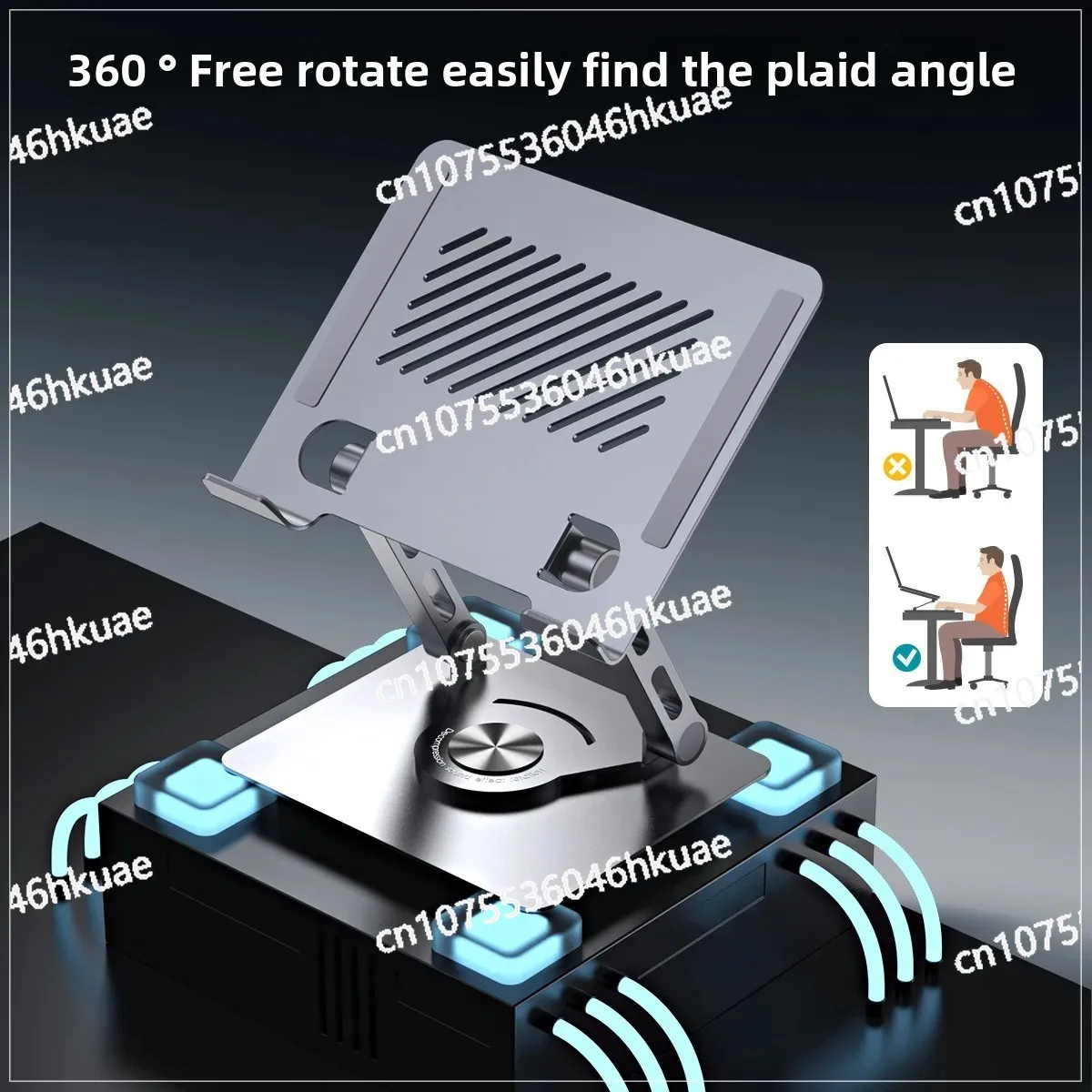 double arm support tablet computer bracket stepless adjustment rotating folding heat dissipation game mobile phone bracket 
double arm support tablet computer bracket stepless adjustment rotating folding heat dissipation game mobile phone bracket