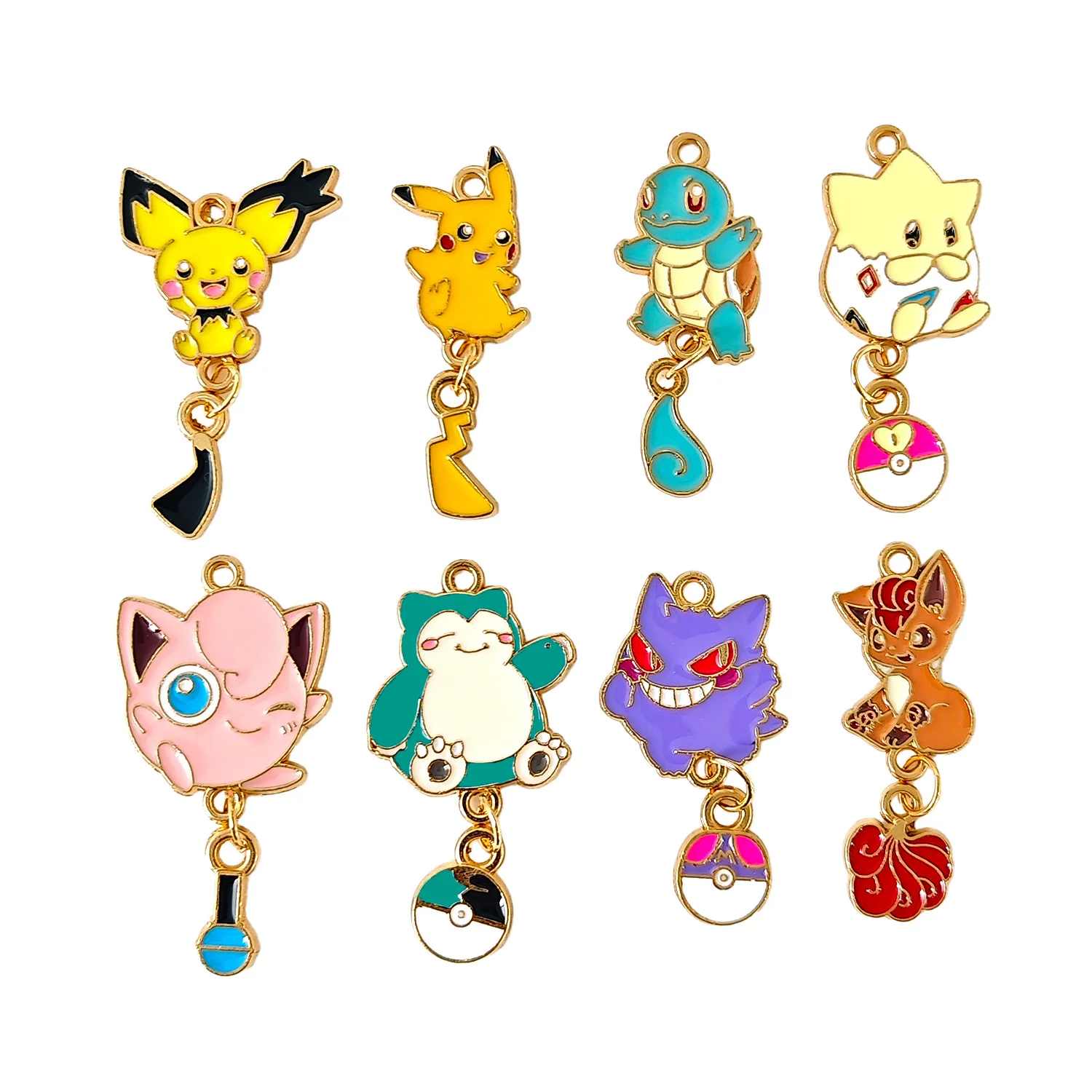 40/80pcs Cartoon for Pokemon pendant Decorations Alloy Pendant Anime Series DIY Creative Fashion Jewelry Accessories Gift
40/80pcs Cartoon for Pokemon pendant Decorations Alloy Pendant Anime Series DIY Creative Fashion Jewelry Accessories Gift