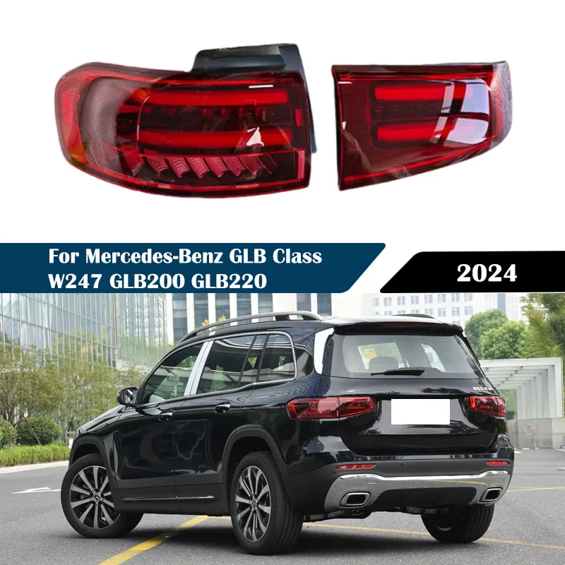 LED Car Tail Light Assembly Tail Lamp Turn Signal Lamp Brake Reversing For Mercedes-Benz GLB Class W247 GLB200 GLB220 2024
LED Car Tail Light Assembly Tail Lamp Turn Signal Lamp Brake Reversing For Mercedes-Benz GLB Class W247 GLB200 GLB220 2024