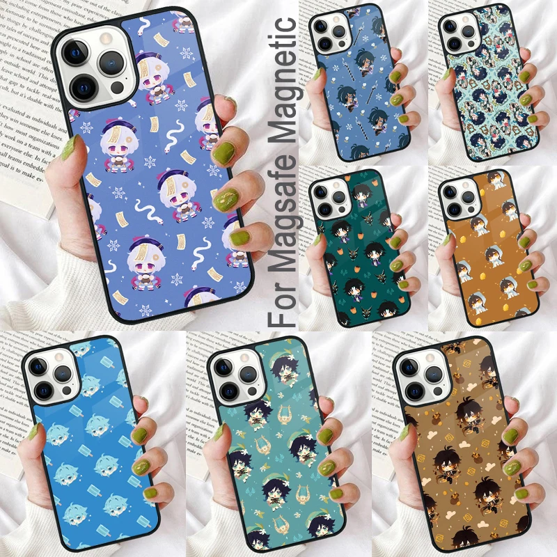 Cartoon Genshin Impact Head Magnetic Soft Phone Case for iPhone 16 Promax 15 Pro 13 14 Plus 11 12 Mini MagSafe Coque
Cartoon Genshin Impact Head Magnetic Soft Phone Case for iPhone 16 Promax 15 Pro 13 14 Plus 11 12 Mini MagSafe Coque
