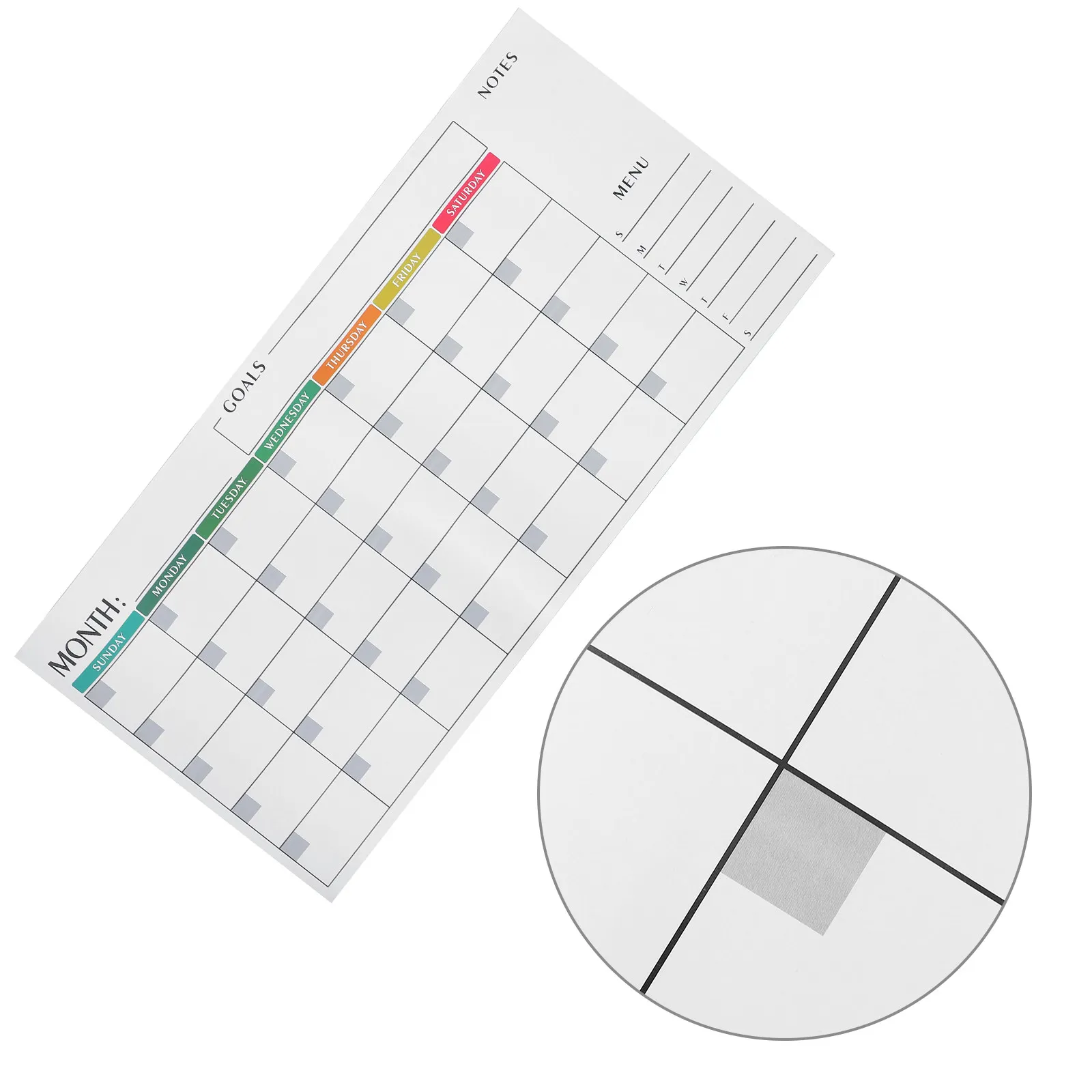 Blank Undated Wall Calendar Dry Erase Reusable Planning Board Large Format for Family Office Daily Weekly Monthly Organization
Blank Undated Wall Calendar Dry Erase Reusable Planning Board Large Format for Family Office Daily Weekly Monthly Organization