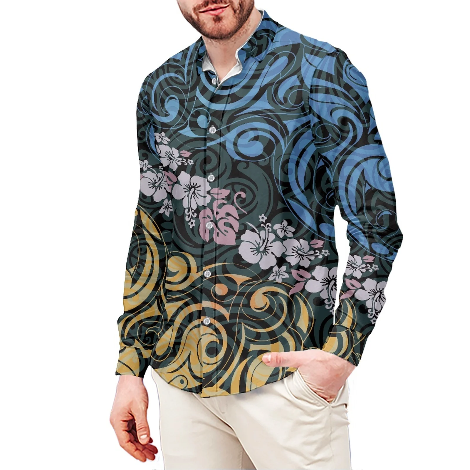 Polynesian Hawaiian Casual Sport Style Men's Shirt Stand-Up Collar 6XL Long Sleeve Winter Men's Shirt
Polynesian Hawaiian Casual Sport Style Men's Shirt Stand-Up Collar 6XL Long Sleeve Winter Men's Shirt