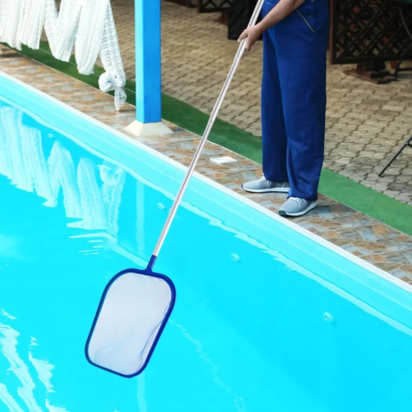 Swimming Pool Leaf Skimmer Net with 5 Section Aluminum Pole Leaf Rake Net Pool Cleaner for Fast Cleaning Ponds Hot Tub and Spas
Swimming Pool Leaf Skimmer Net with 5 Section Aluminum Pole Leaf Rake Net Pool Cleaner for Fast Cleaning Ponds Hot Tub and Spas