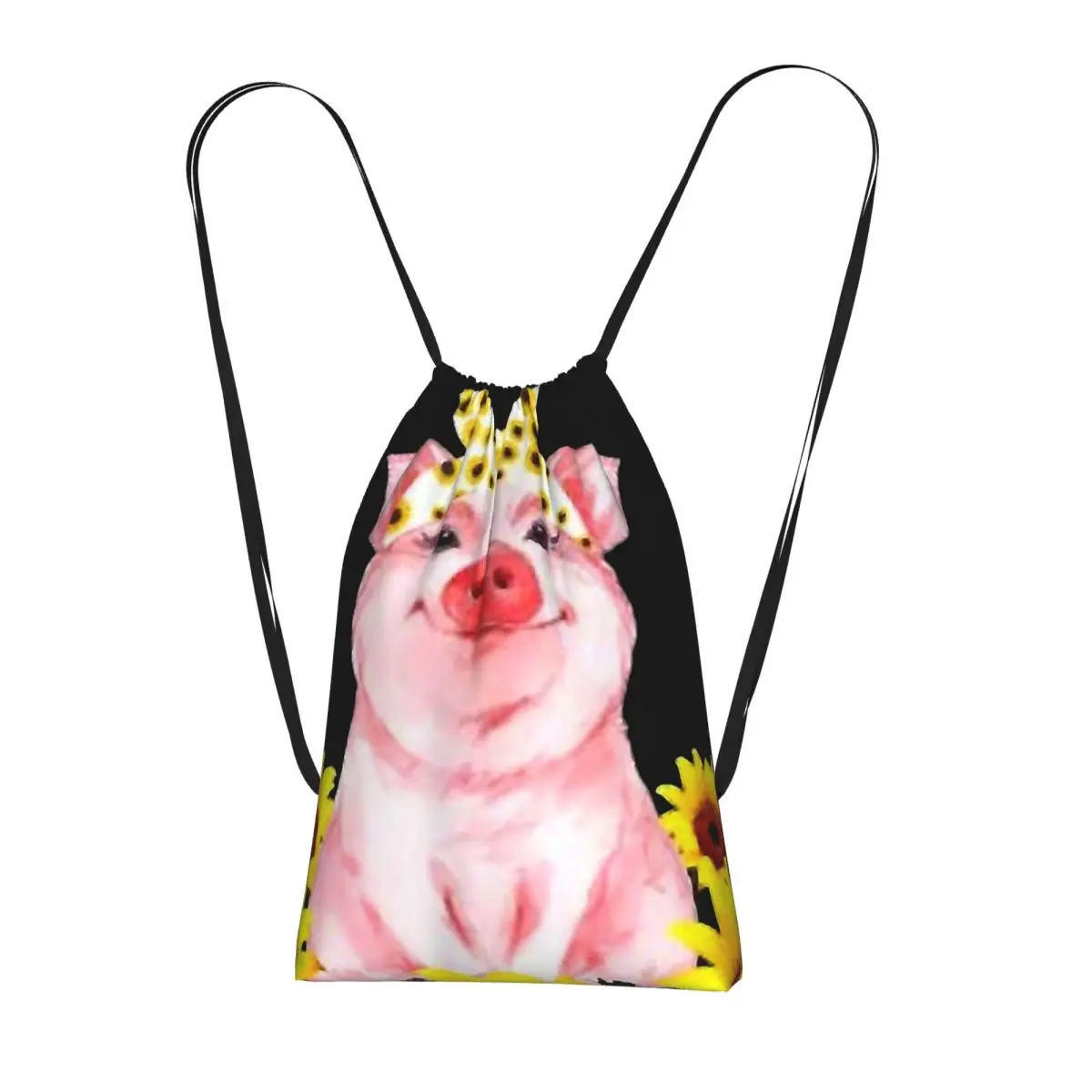 Funny Pig Surround By Sunflower Backpacks Fashion Drawstring Bags Sundries Bag Book Bags for Man Woman Students
Funny Pig Surround By Sunflower Backpacks Fashion Drawstring Bags Sundries Bag Book Bags for Man Woman Students
