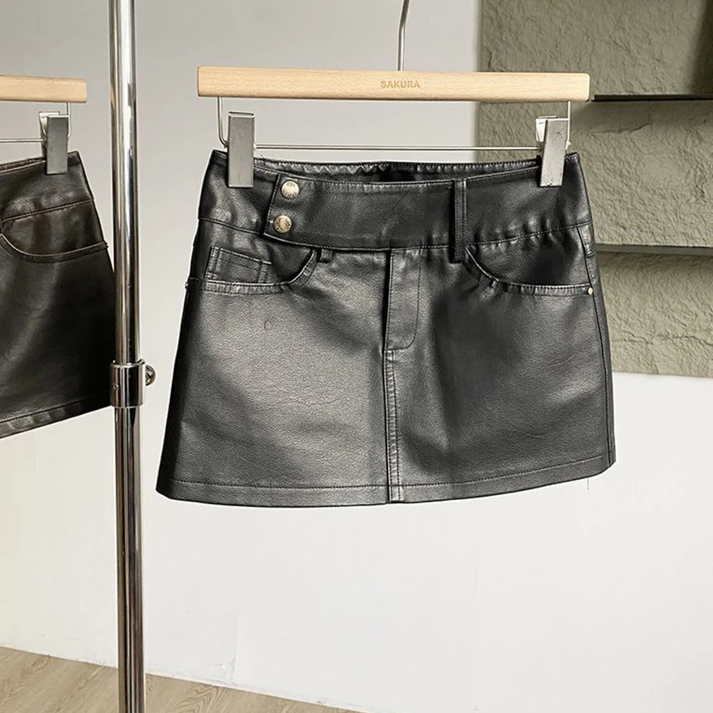 2026 autumn and winter new American Korean version fashionable retro low-rise Spice Girl PU leather skirt anti-light skirt
2026 autumn and winter new American Korean version fashionable retro low-rise Spice Girl PU leather skirt anti-light skirt