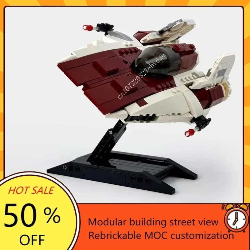 502PCS A-Wing Interceptor Space War Military MOC SpaceShip Battle Model Custom Puzzles Architecture DIY Assembly Model Toys Gift
502PCS A-Wing Interceptor Space War Military MOC SpaceShip Battle Model Custom Puzzles Architecture DIY Assembly Model Toys Gift