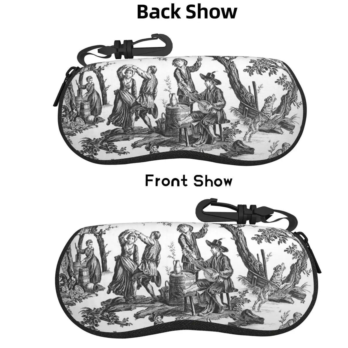 Vintage French Toile De Jouy Motif Shell Glasses Case Protective Sunglasses Box Women Men Soft Eyeglass Bag Pouch
Vintage French Toile De Jouy Motif Shell Glasses Case Protective Sunglasses Box Women Men Soft Eyeglass Bag Pouch