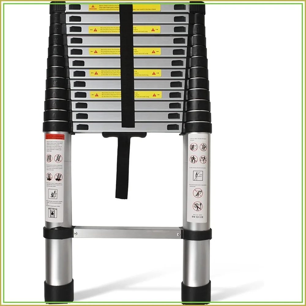 14.5 FT Telescoping Extension Ladder, Folding Aluminum Lightweight Collapsible Step for RV Roof Attic, 330 LB Capacity
14.5 FT Telescoping Extension Ladder, Folding Aluminum Lightweight Collapsible Step for RV Roof Attic, 330 LB Capacity