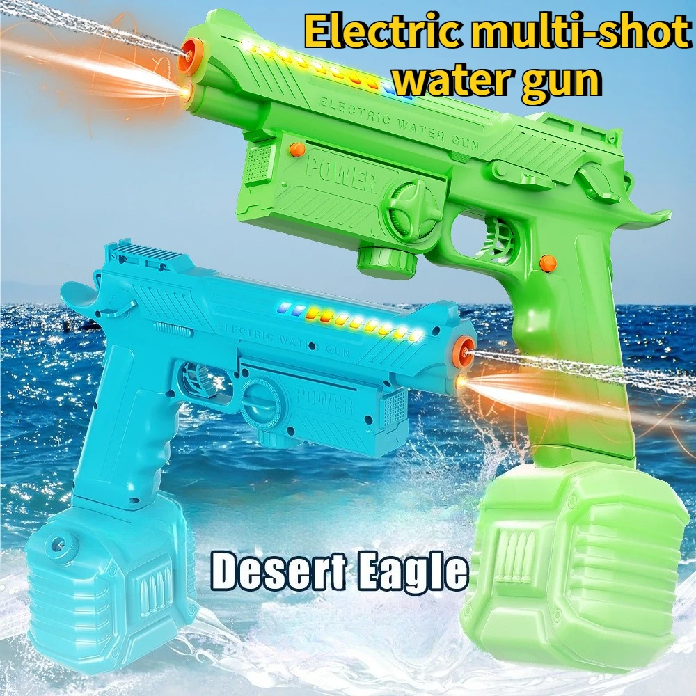 Summer Electric Water Gun for Kids High Pressure Glowing Fully Automatic Continuous Shooting Large Capacity Water Blaster
Summer Electric Water Gun for Kids High Pressure Glowing Fully Automatic Continuous Shooting Large Capacity Water Blaster