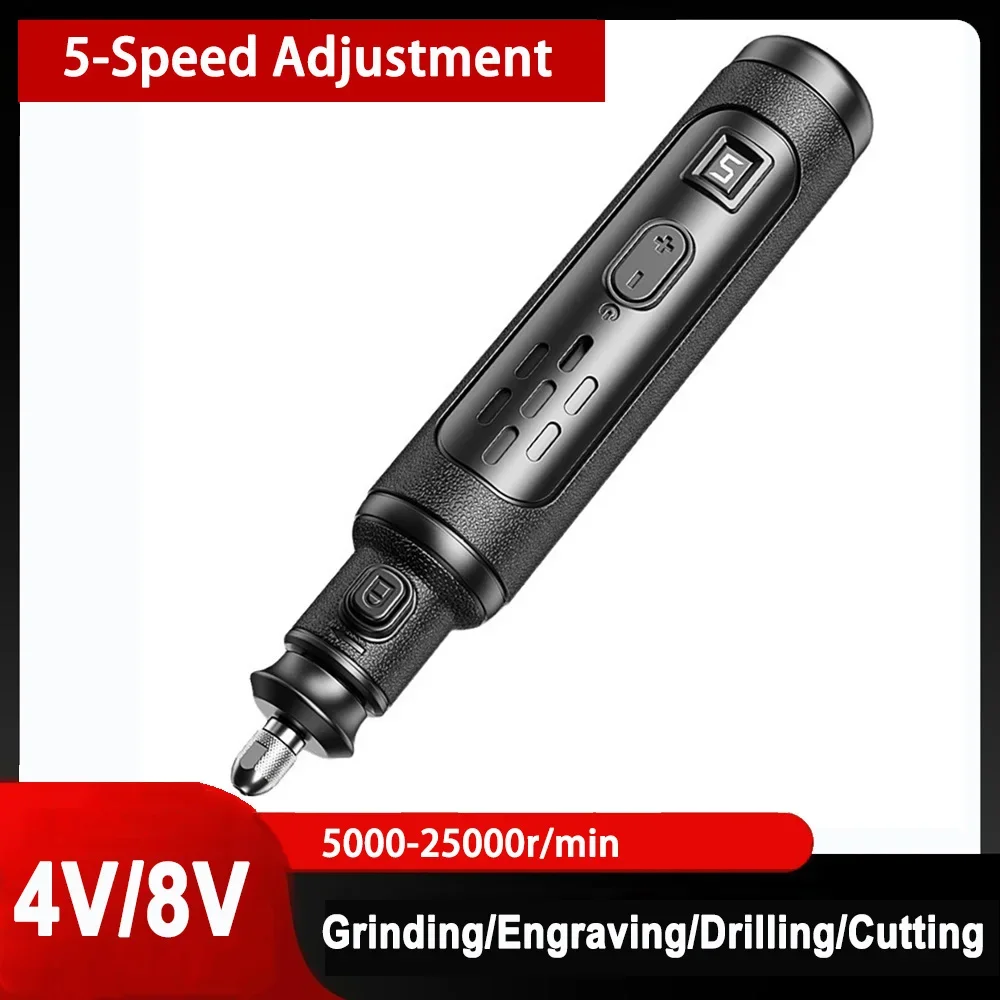 4V/8V Rechargeable Electric Grinder Engraver Drilling Machine Wireless Mini Grinder Hand Drill Micro Rotary Tool Engraving Pen
4V/8V Rechargeable Electric Grinder Engraver Drilling Machine Wireless Mini Grinder Hand Drill Micro Rotary Tool Engraving Pen