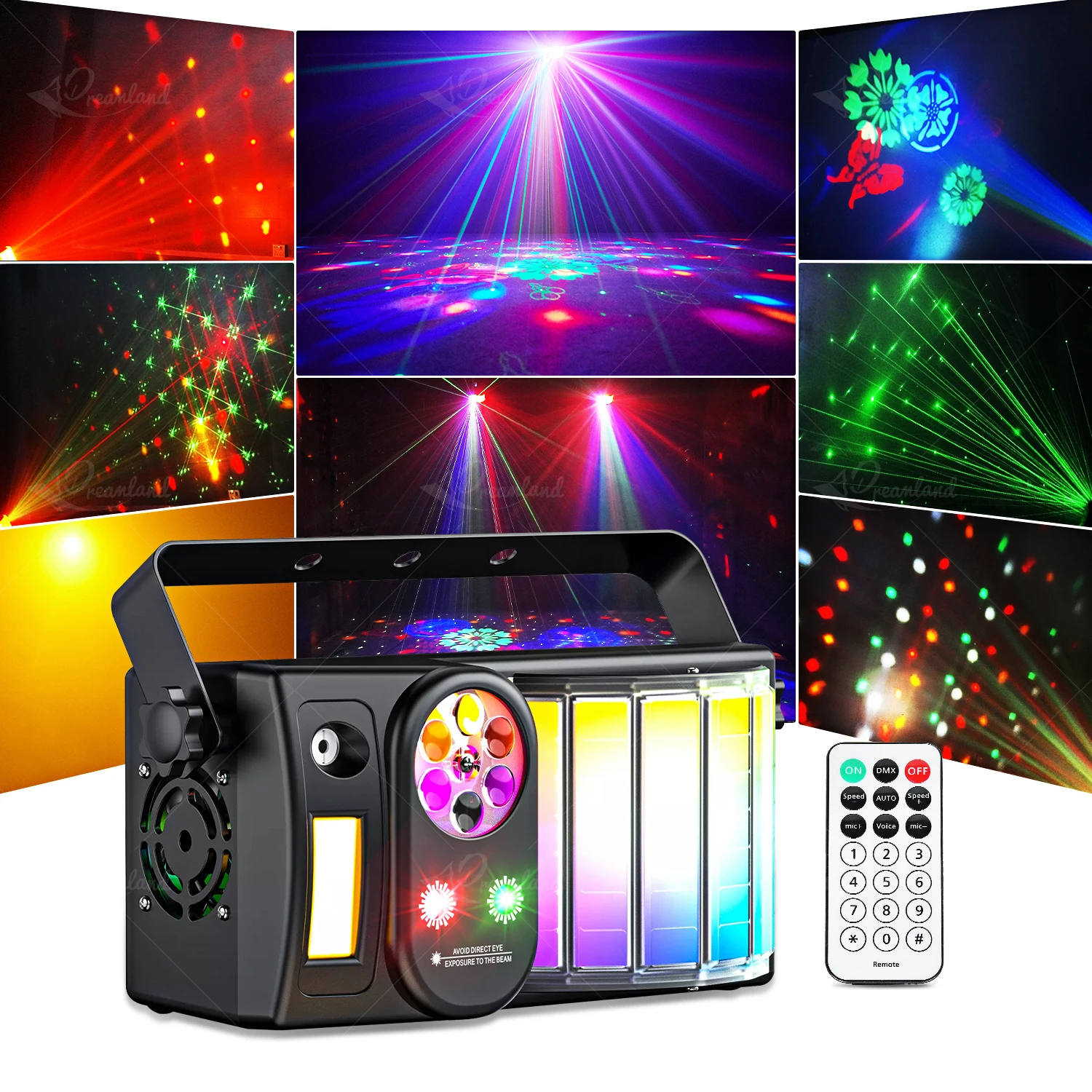 MOKA RGB Многофункциональный лазерный светильник для вечеринок с DMX-пультом дистанционного управления, узоры стробоскопов для свадьбы/дня рождения/домашней вечеринки
MOKA RGB Многофункциональный лазерный светильник для вечеринок с DMX-пультом дистанционного управления, узоры стробоскопов для свадьбы/дня рождения/домашней вечеринки