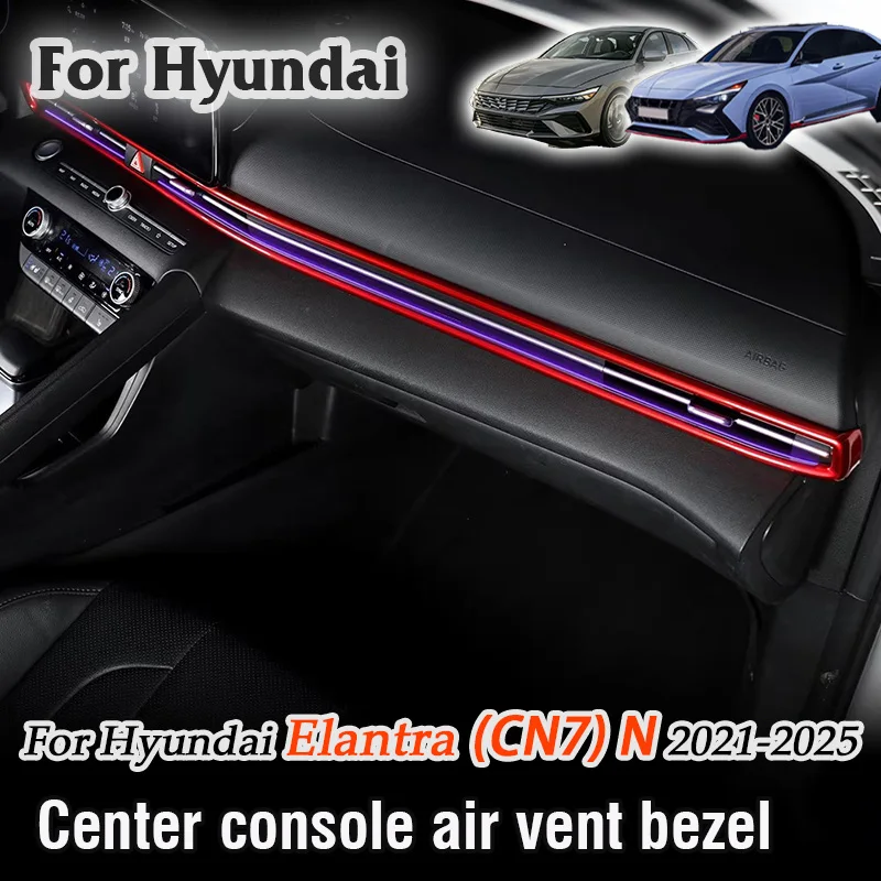 Декоративная накладка на центральную консоль и воздуховод приборной панели для Hyundai Elantra CN7 N 2021-2026
Декоративная накладка на центральную консоль и воздуховод приборной панели для Hyundai Elantra CN7 N 2021-2026