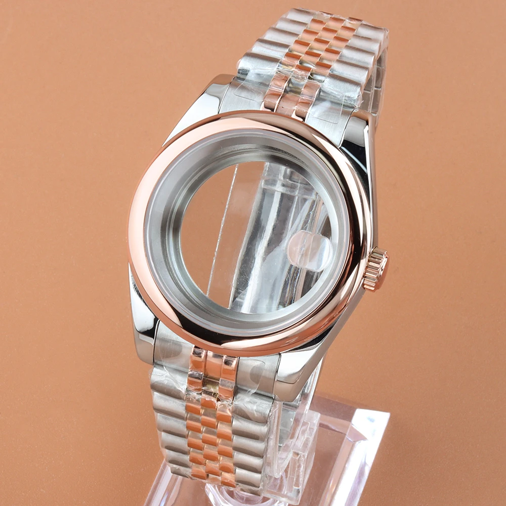 NH35 Case Strap 36mm 39mm Sapphire Glass Waterproof Watch Case Jubilee Bracelet Fit NH35 NH36 Movement 28.5mm Dial 316L Case
NH35 Case Strap 36mm 39mm Sapphire Glass Waterproof Watch Case Jubilee Bracelet Fit NH35 NH36 Movement 28.5mm Dial 316L Case