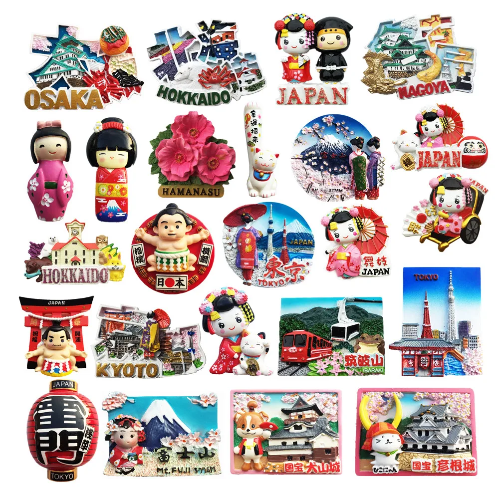 Asia Japan Flavour 3D Fridge Magnet Tourist Souvenirs Refrigerator Magnetic Decoration Articles Collection Handicraft Gift
Asia Japan Flavour 3D Fridge Magnet Tourist Souvenirs Refrigerator Magnetic Decoration Articles Collection Handicraft Gift