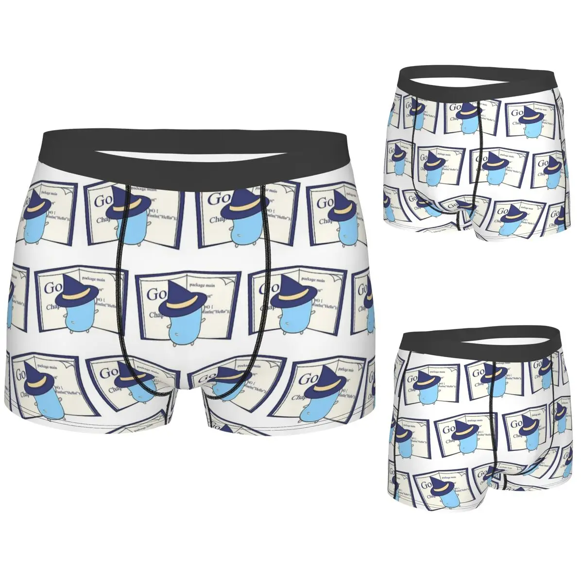 Boxer Underpants Shorts The Go Gopher Golang Witch Learning Panties Men's Comfortable Underwear for Homme Man Boyfriend Gifts
Boxer Underpants Shorts The Go Gopher Golang Witch Learning Panties Men's Comfortable Underwear for Homme Man Boyfriend Gifts