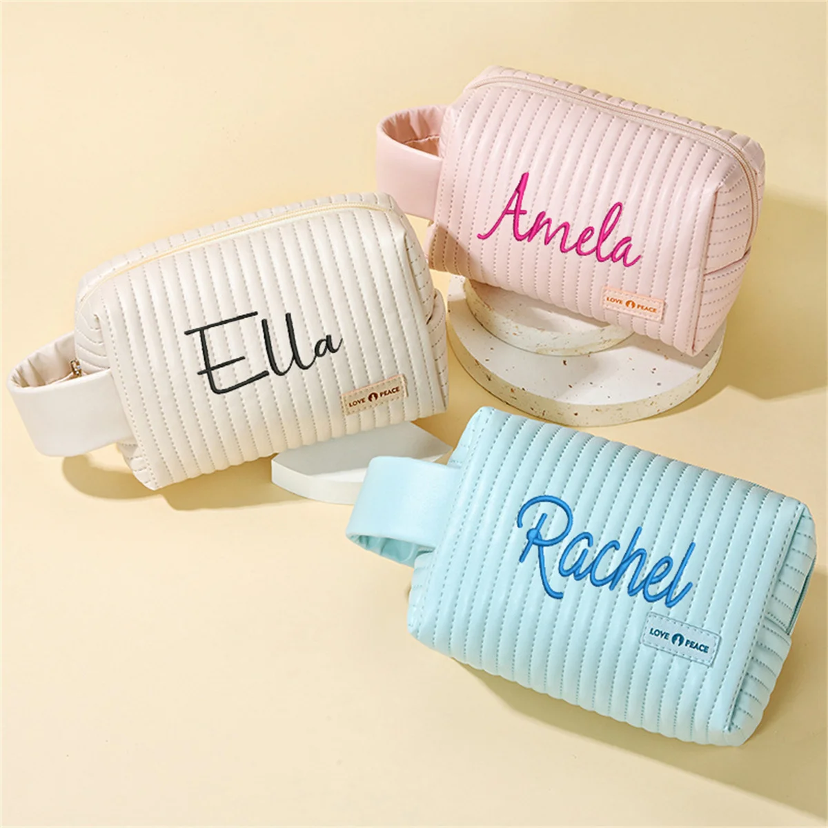 Personalized Monogrammed Cosmetic Bag, Seersucker Cosmetic Bag, Bridesmaid Gift, Cosmetic Pouch, Birthday Bag, Gift For Her
Personalized Monogrammed Cosmetic Bag, Seersucker Cosmetic Bag, Bridesmaid Gift, Cosmetic Pouch, Birthday Bag, Gift For Her