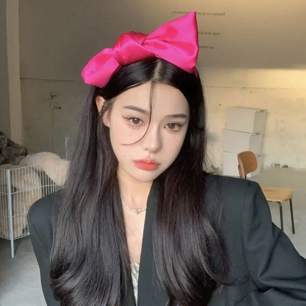 Fashion Sweet Bowknot Headband Satin Temperament Lolita Hair Band Lovely Hair Accessories Cosplay Hair Hoop Costume Decoration
Fashion Sweet Bowknot Headband Satin Temperament Lolita Hair Band Lovely Hair Accessories Cosplay Hair Hoop Costume Decoration