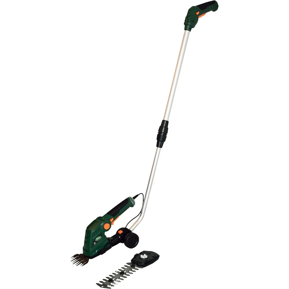 Tools LSS10272PS 7.5-Volt Lithium-Ion Cordless Grass Shear/Shrub Trimmer with Wheeled Extension Handle, Green
Tools LSS10272PS 7.5-Volt Lithium-Ion Cordless Grass Shear/Shrub Trimmer with Wheeled Extension Handle, Green