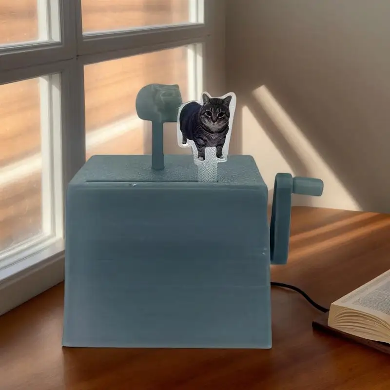 Hand Crank Musical Box for Cat Creative novel cat attractor Aesthetic Rotating Sound Toys for Small Medium Large Kittens
Hand Crank Musical Box for Cat Creative novel cat attractor Aesthetic Rotating Sound Toys for Small Medium Large Kittens