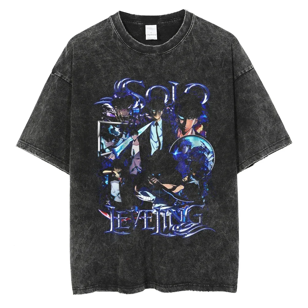 Summer Men Streetwear Washed Black Tshirt Vintage Anime Graphic T Shirt Harajuku Cotton T-shirt Unisex Loose Casl Tops Tees
Summer Men Streetwear Washed Black Tshirt Vintage Anime Graphic T Shirt Harajuku Cotton T-shirt Unisex Loose Casl Tops Tees