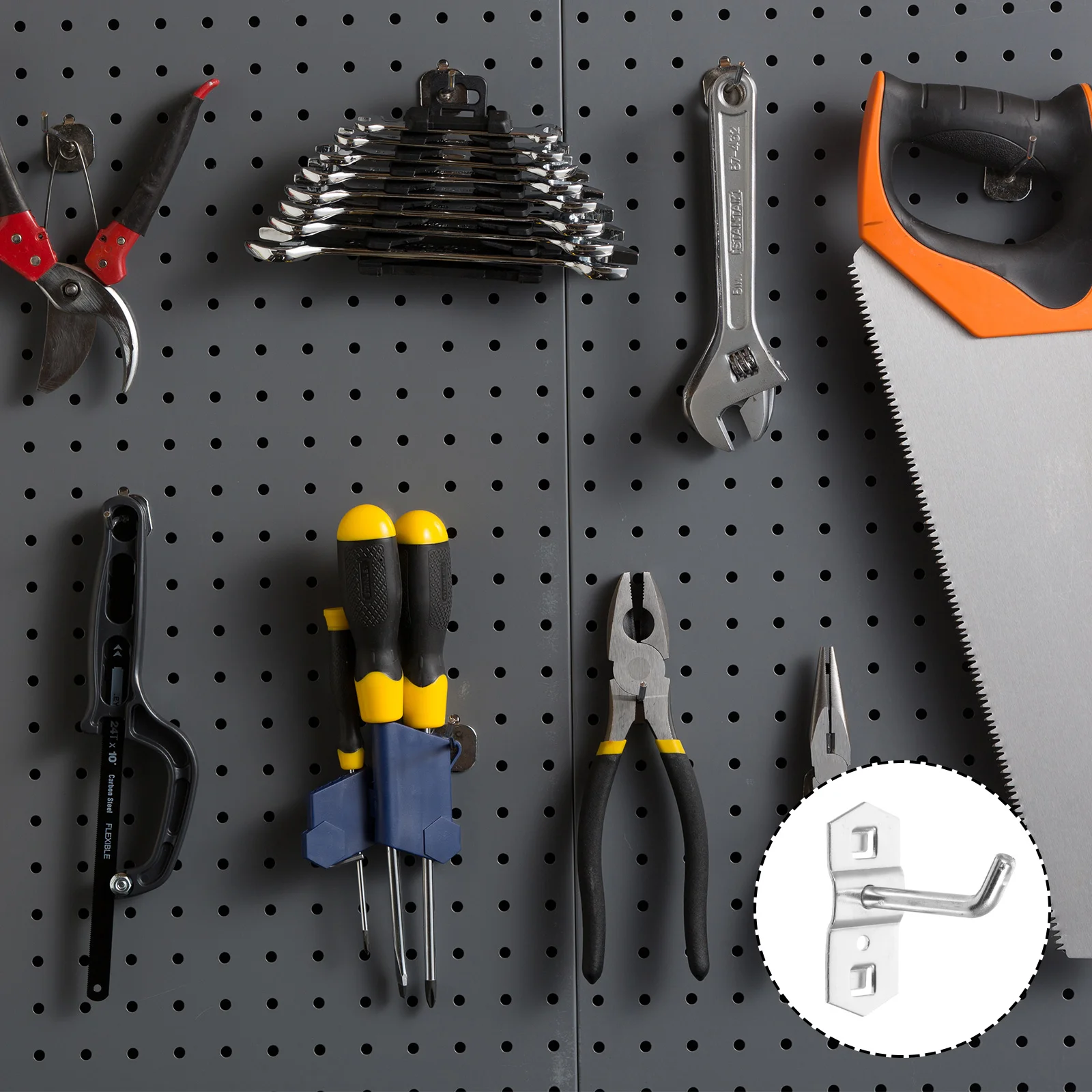 12 Pcs Cellphone Stand Tool Hook Pegboard Cabinet Display Rack Hooking Hooks Silver Child
12 Pcs Cellphone Stand Tool Hook Pegboard Cabinet Display Rack Hooking Hooks Silver Child