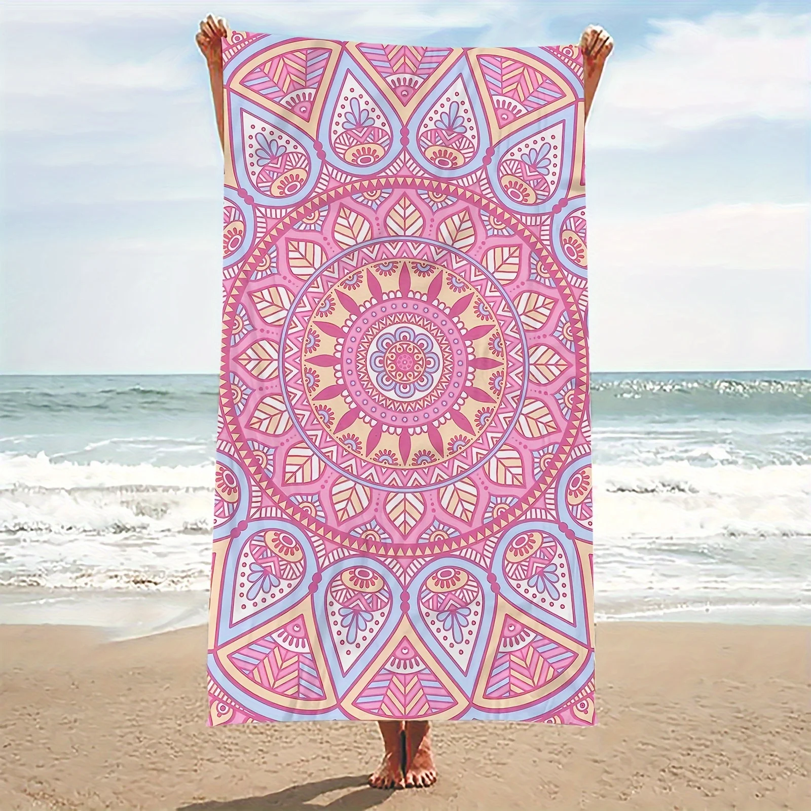 Beach Towel With Colorful Mandala Pattern Sun Protection And Windproof Suitable For Beach Pool Camping Travel Beach Blanket
Beach Towel With Colorful Mandala Pattern Sun Protection And Windproof Suitable For Beach Pool Camping Travel Beach Blanket