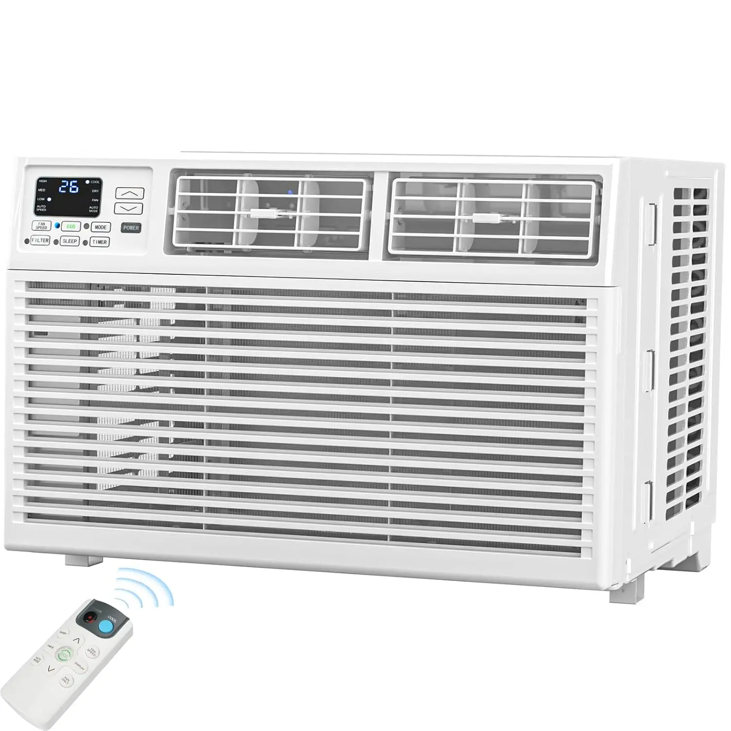 12000BTU Window Air Conditioner 6in1 Modes Remote Control Cools 550SqFt Easy Install Energy Saving Custom
12000BTU Window Air Conditioner 6in1 Modes Remote Control Cools 550SqFt Easy Install Energy Saving Custom