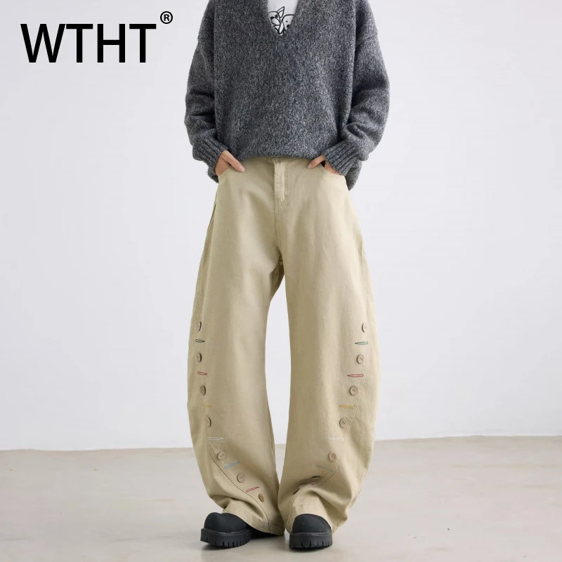 WTHT винтажные мужские однотонные джинсовые брюки на пуговицах, модные мужские джинсы с высокой талией в американском стиле, зима 2025 г., 2A2574
WTHT винтажные мужские однотонные джинсовые брюки на пуговицах, модные мужские джинсы с высокой талией в американском стиле, зима 2025 г., 2A2574