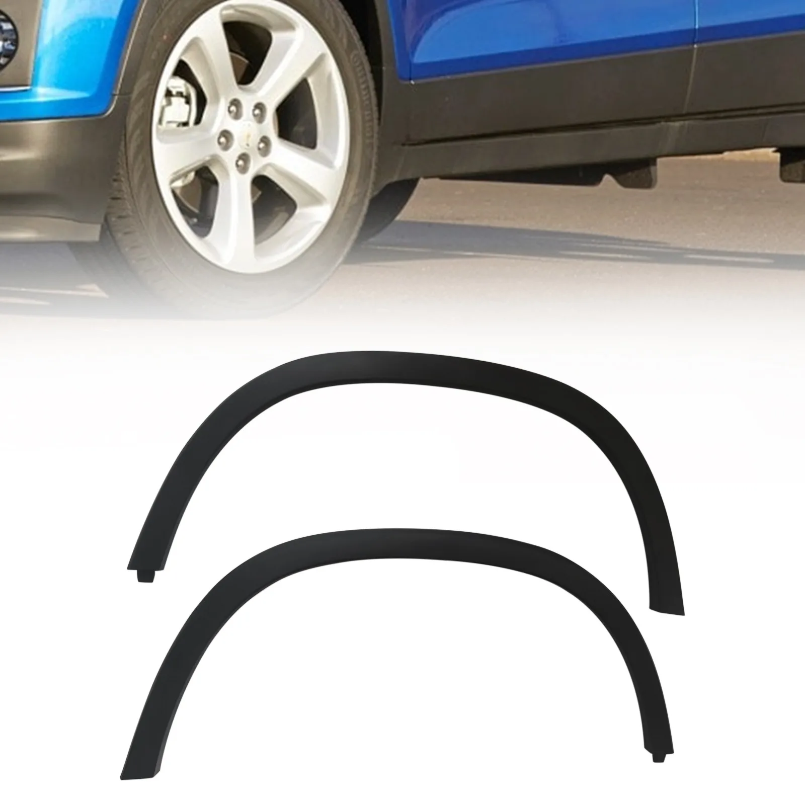 Fender Trim Set for 2013-2016 Chevrolet Trax, Front Left & Right Wheel Arch Covers, Direct Replacement, Durable ABS Material
Fender Trim Set for 2013-2016 Chevrolet Trax, Front Left & Right Wheel Arch Covers, Direct Replacement, Durable ABS Material