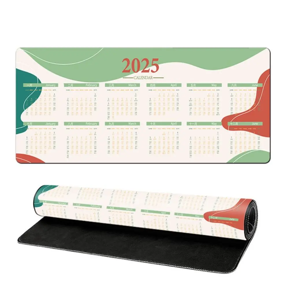 Creative 2025 Calendar Mouse Pad Smooth 80x30cm 90x40cm Gaming Mouse Pad New Year Gift Desk Protector Keyboard Mats Home Office
Creative 2025 Calendar Mouse Pad Smooth 80x30cm 90x40cm Gaming Mouse Pad New Year Gift Desk Protector Keyboard Mats Home Office