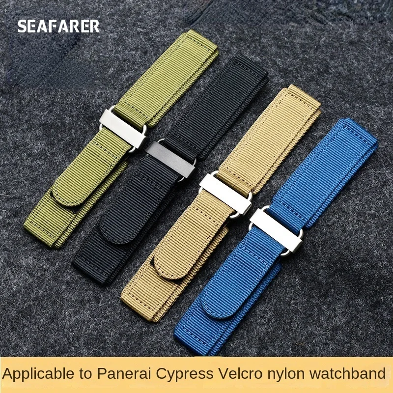 Outdoor Nylon Strap Hook and Loop Watch Band for Breitling Panerai Boqi BR Seiko Srpd79 Tudor Rolex Watch Strap 22 24mm
Outdoor Nylon Strap Hook and Loop Watch Band for Breitling Panerai Boqi BR Seiko Srpd79 Tudor Rolex Watch Strap 22 24mm