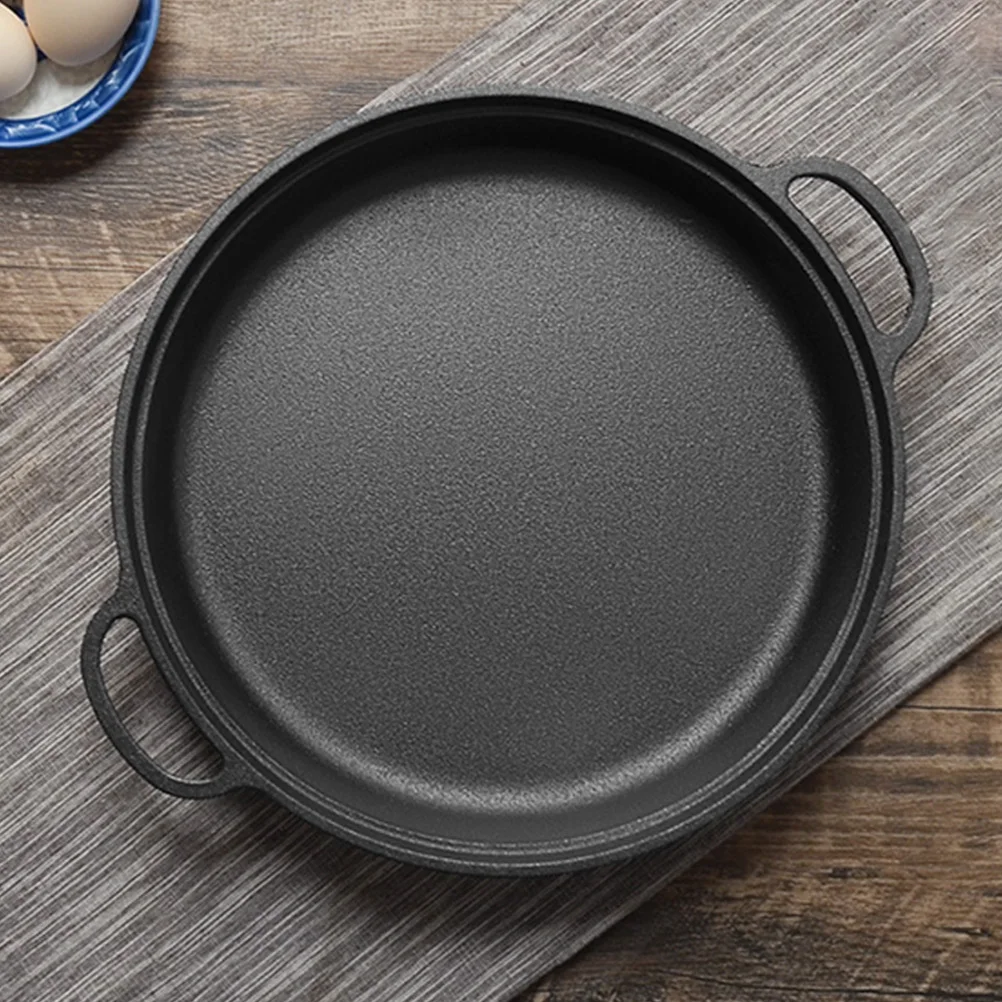 Uncoated Wok 22cm Cast Iron Skillet Soup Pot Stewpan Thickened Bottom Home Restaurant Barbecue Kitchen
Uncoated Wok 22cm Cast Iron Skillet Soup Pot Stewpan Thickened Bottom Home Restaurant Barbecue Kitchen
