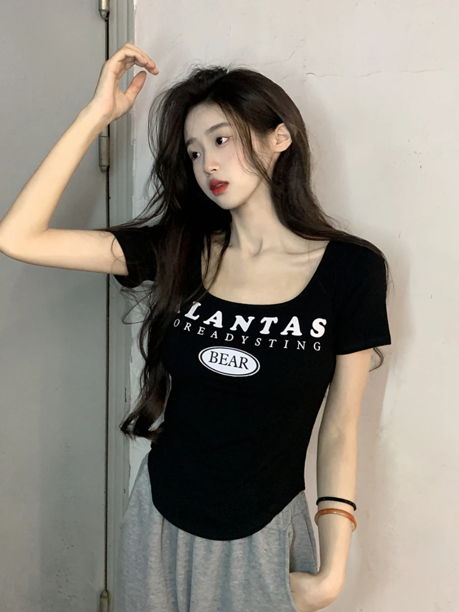 plus Size Korean Sle Pure Desire Spicy Girl U-Ne ort Sve T-irt Faionable Versatile Base Layer Summer Slimming To...
plus Size Korean Sle Pure Desire Spicy Girl U-Ne ort Sve T-irt Faionable Versatile Base Layer Summer Slimming To...