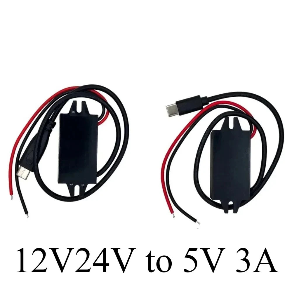 12V24V to 5V 3A Buck DC DC Step Down Converter Power Supply Module for Adapter Mini Micro USB Car Male Female With Car Charger
12V24V to 5V 3A Buck DC DC Step Down Converter Power Supply Module for Adapter Mini Micro USB Car Male Female With Car Charger