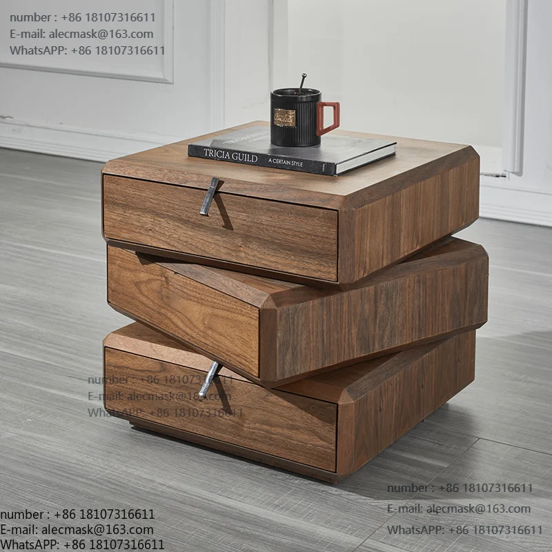 Modern Country Rotating Bedside Table with Storage Drawer Wooden Veneer Bedside Table Rotating Bedside Table
Modern Country Rotating Bedside Table with Storage Drawer Wooden Veneer Bedside Table Rotating Bedside Table