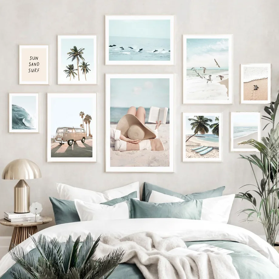 Beach Surfboards Waves Palm Turtle Van Dolphin Wall Art Canvas Painting Posters And Prints Wall Pictures For Living Room Decor
Beach Surfboards Waves Palm Turtle Van Dolphin Wall Art Canvas Painting Posters And Prints Wall Pictures For Living Room Decor