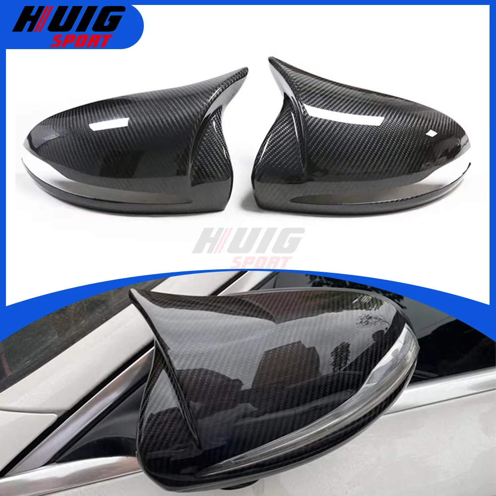 LHD Carbon Fiber Horns Car Rear Wing View Mirror Caps Cover Trim For Mercedes Benz C W205 E W213 S Class W222 GLC X253 2014-2019
LHD Carbon Fiber Horns Car Rear Wing View Mirror Caps Cover Trim For Mercedes Benz C W205 E W213 S Class W222 GLC X253 2014-2019