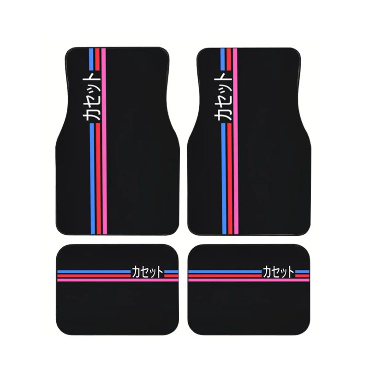 Universal 4Pcs Car Floor Mats Stripe Text Print Anti-slip Waterproof Auto Foot Mats Fit All Car SUV Interior Protector Carpets
Universal 4Pcs Car Floor Mats Stripe Text Print Anti-slip Waterproof Auto Foot Mats Fit All Car SUV Interior Protector Carpets