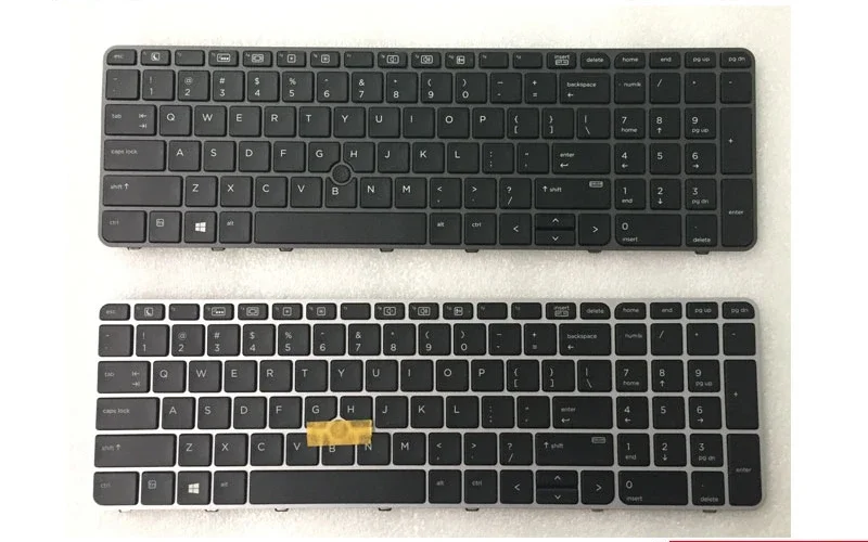 Клавиатура ноутбука HP EliteBook 850 G3 755 G3 с рокером на английском языке
Клавиатура ноутбука HP EliteBook 850 G3 755 G3 с рокером на английском языке