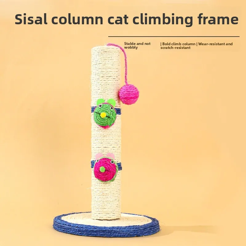 New Cat Grinding Claws Cute Cats Toy Combination Sisal Clown Multi-headed Column Cat Climbing Frame Supplies
New Cat Grinding Claws Cute Cats Toy Combination Sisal Clown Multi-headed Column Cat Climbing Frame Supplies
