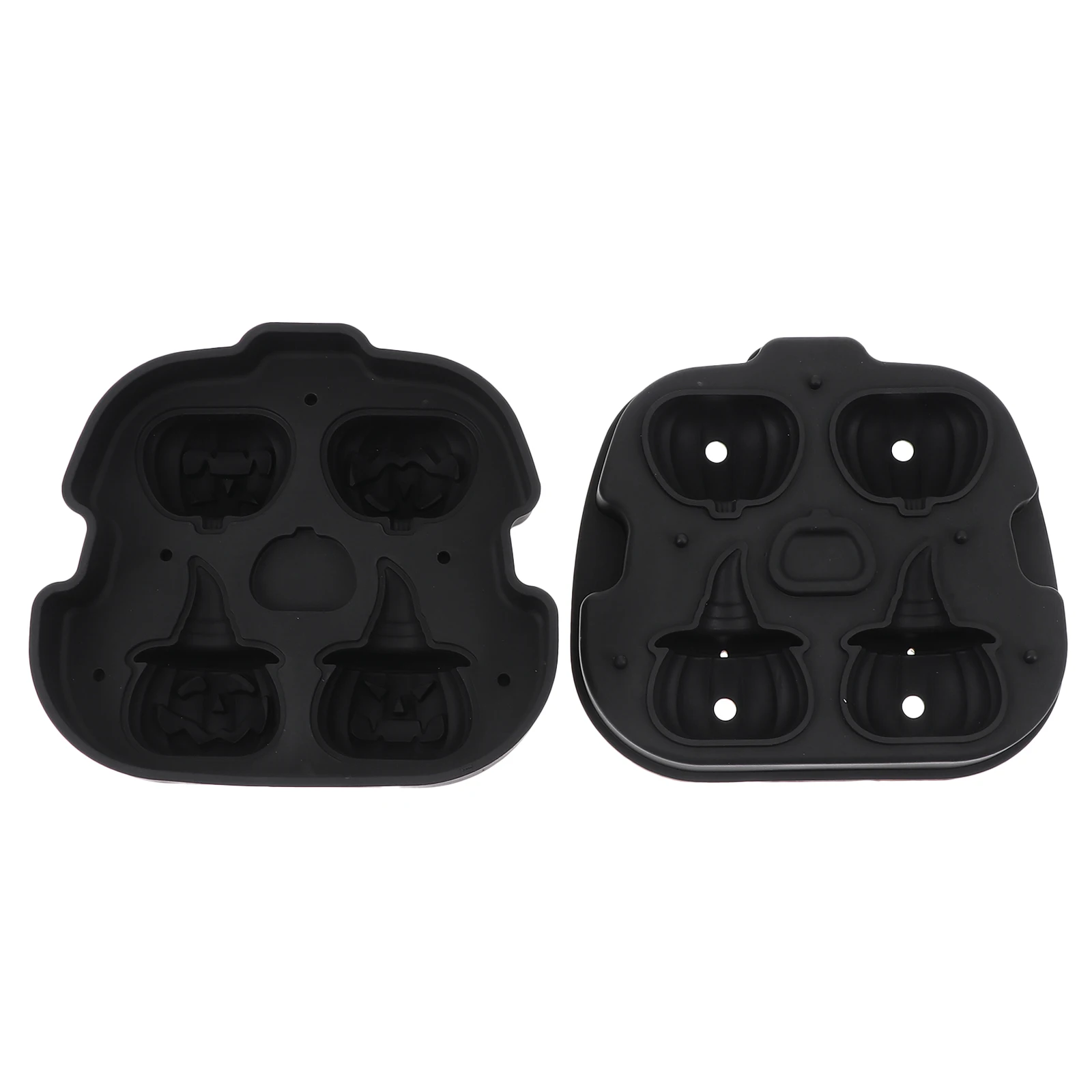 1pc Pumpkin Shaped Ice Mold Reusable Silicone Ice Cube Tray For Drinks Coffee Cocktails Chocolate Household Use Black
1pc Pumpkin Shaped Ice Mold Reusable Silicone Ice Cube Tray For Drinks Coffee Cocktails Chocolate Household Use Black