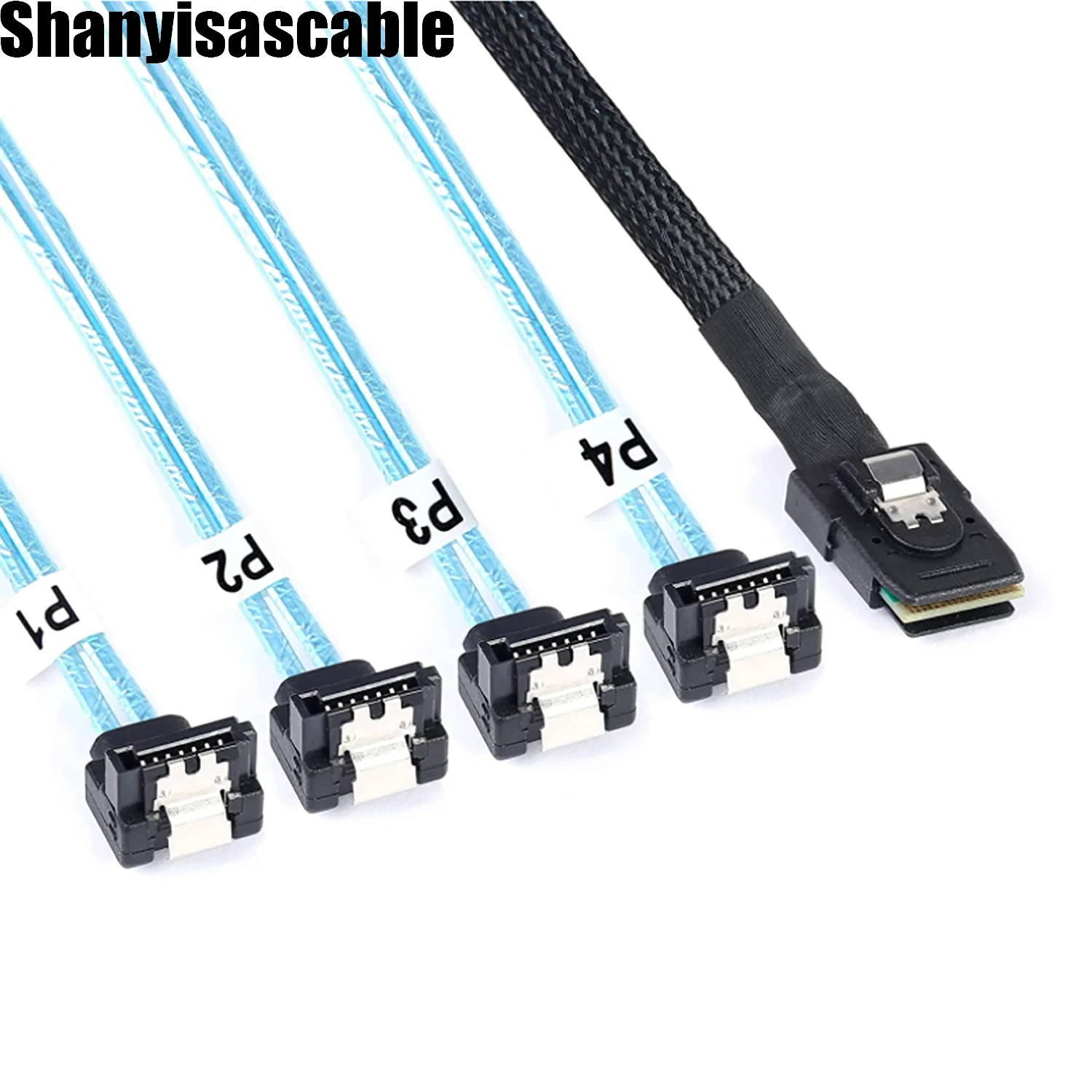 0.5M Internal mini SAS 36PIN(SFF8087) TO 4*SATA 7PIN female with latch 90 degree Breakout Cables
0.5M Internal mini SAS 36PIN(SFF8087) TO 4*SATA 7PIN female with latch 90 degree Breakout Cables
