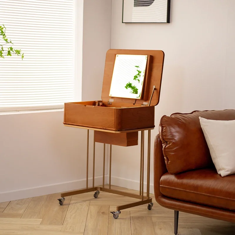 Adult Portable Vanity Table Nordic Woman Wheels Storage Unique Bedroom Dressers Makeup Desk Mirror Penteadeira Furniture Home
Adult Portable Vanity Table Nordic Woman Wheels Storage Unique Bedroom Dressers Makeup Desk Mirror Penteadeira Furniture Home