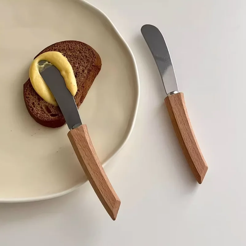 1/2pcs Butter Knife Jam Spreader Wooden Long Handle Minimalist Vintage Style Ideal for Spreading Butter Jam Cream Cheese
1/2pcs Butter Knife Jam Spreader Wooden Long Handle Minimalist Vintage Style Ideal for Spreading Butter Jam Cream Cheese