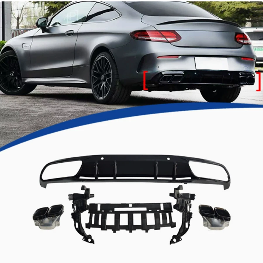 Bright Black Back lip Car Rear Bumper For Mercedes Benz C Clas W205 C260 C63 2 door glossy black Diffuser Rear Splitters Spoiler
Bright Black Back lip Car Rear Bumper For Mercedes Benz C Clas W205 C260 C63 2 door glossy black Diffuser Rear Splitters Spoiler